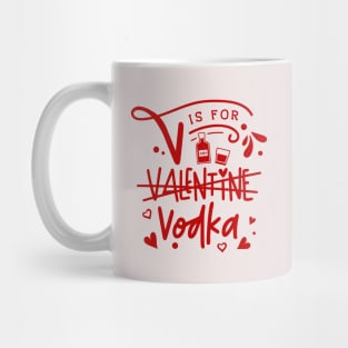 V is for Vodka Mug